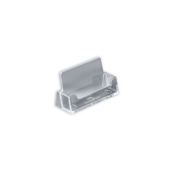 Azar 2"(H) x 4"(W) x 1 1/2"(D) Business Card Holder Clear 10 Pack 252010