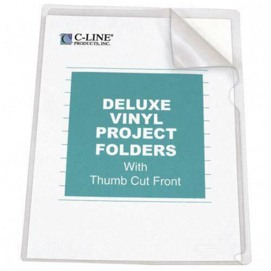 Cline Products Cli-62138 C-line Non-glare Vinyl Project Folder -