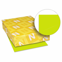 Neenah Paper Astrobrights Colored Card Stock 65 lb. 8-1/2 x 11 Terra Green 250