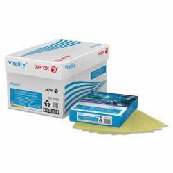 Xerox Vitality Pastel Multipurpose Paper 8 1/2 x 11 Yellow 500 Sheets/RM 3R11053