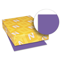 Neenah Paper Astrobrights Colored Card Stock 65 lb. 8-1/2 x 11 Gravity Grape 250
