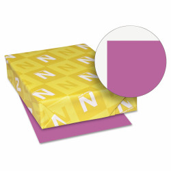 Neenah Paper Astrobrights Colored Card Stock 65 lb. 8-1/2 x 11 Planetary Purple