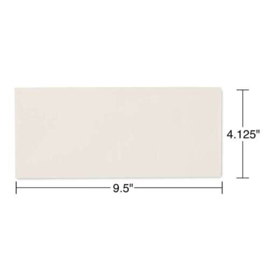 tions #10 Premium Diag-Seam Gummed Envelopes 4-1/8" x 9-1/2" Ivory
